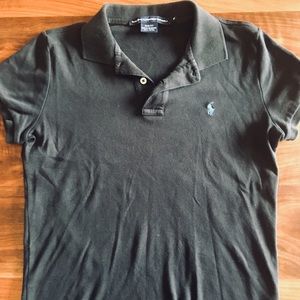 Black Ralph Lauren Polo, Medium, Short Sleeve